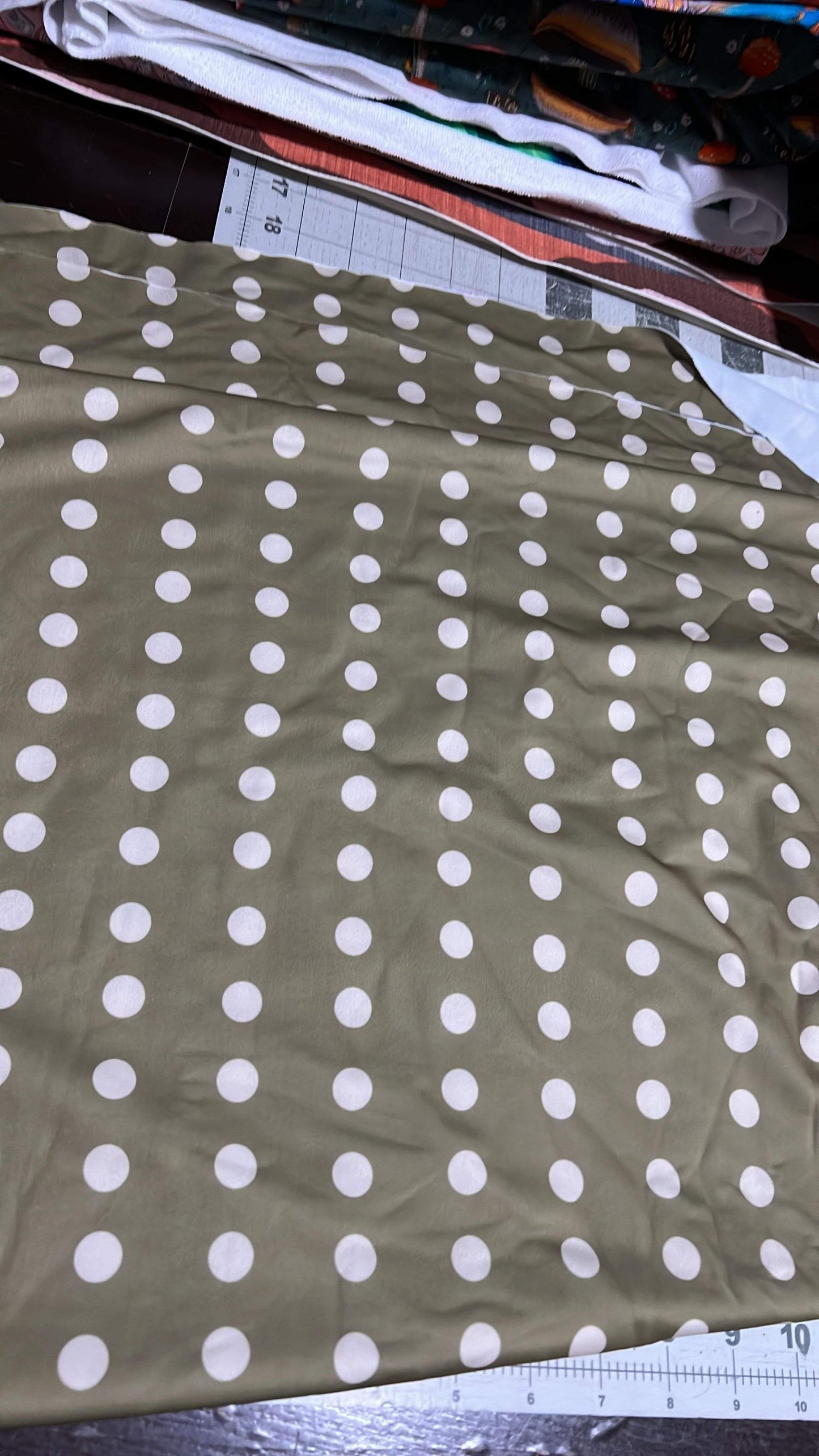 0.75 yards polka dot swim