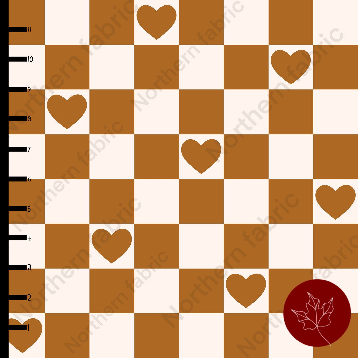 Heart checkered- JULIESTORIEDESIGNS