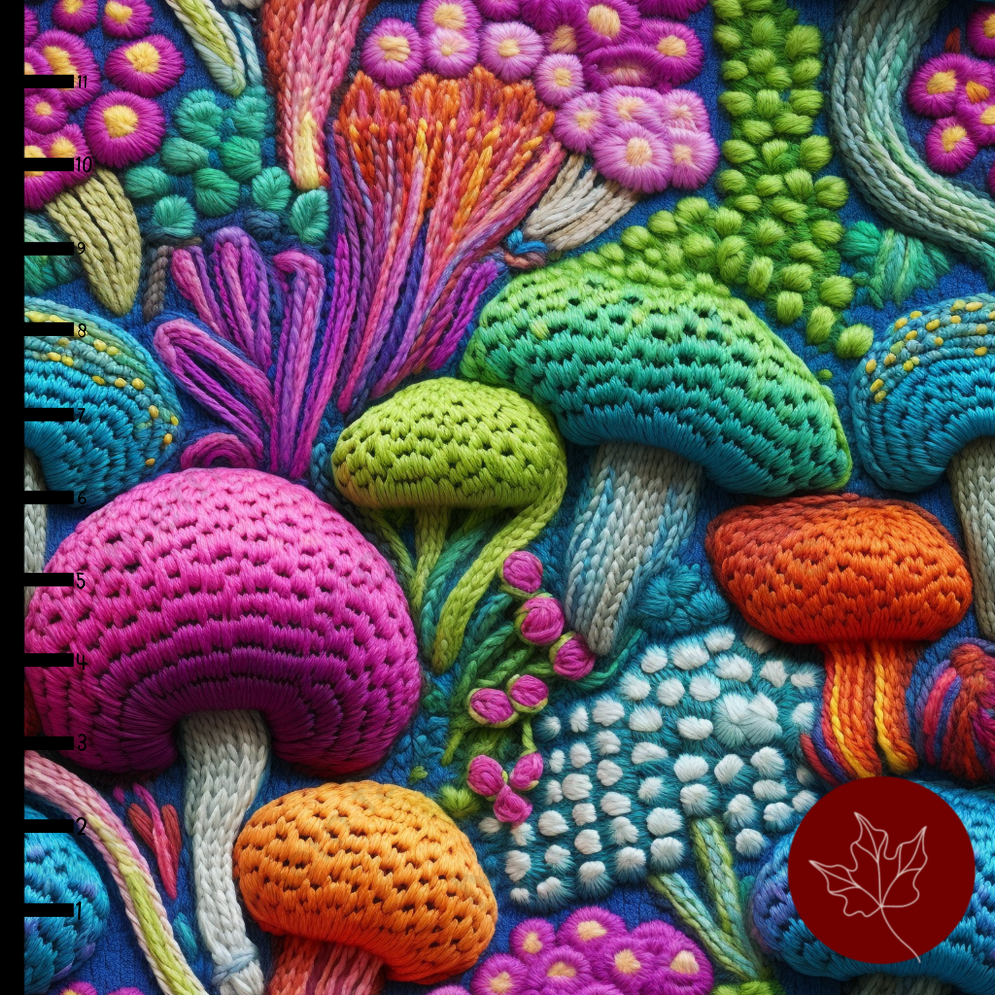 Mushroom Embroidery