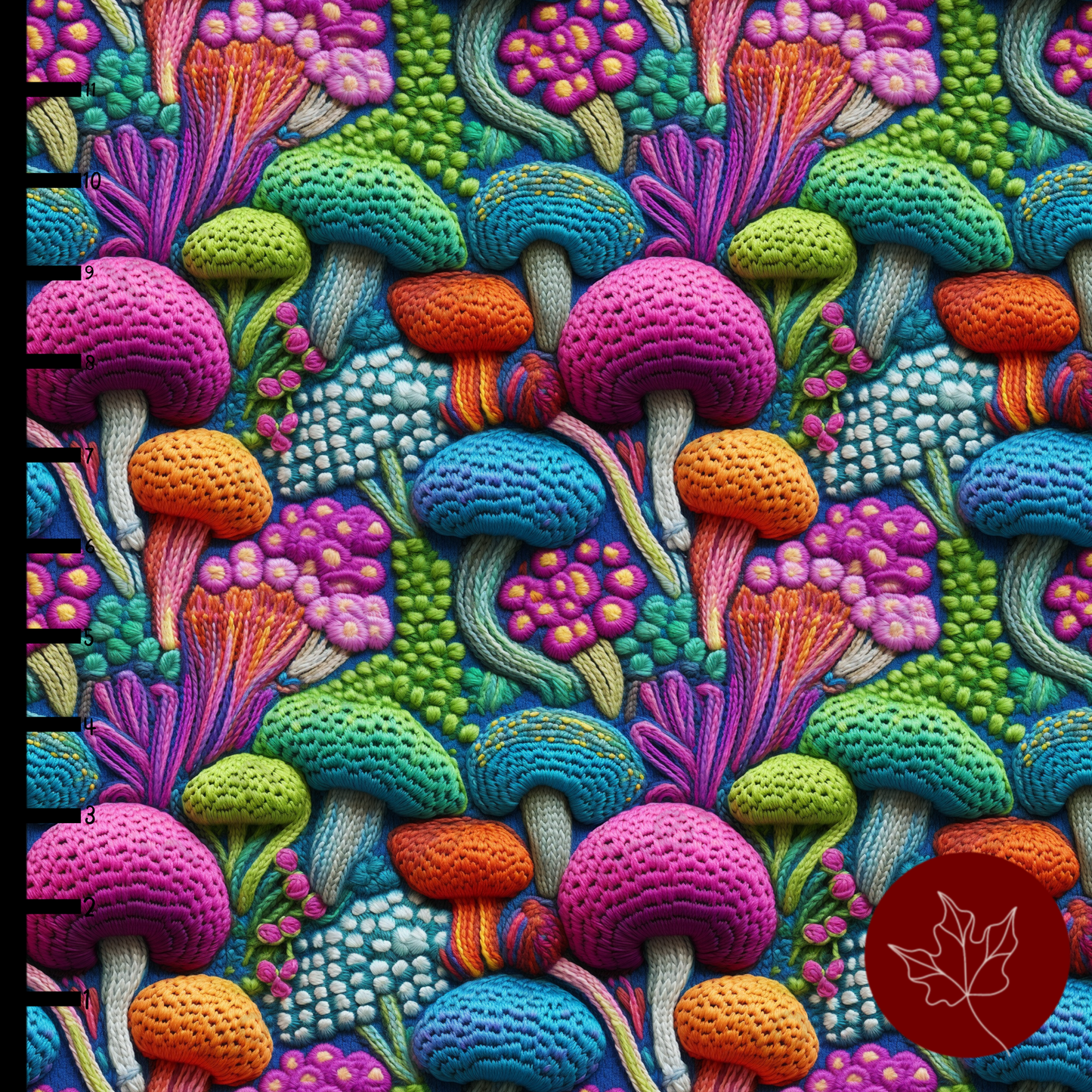 Mushroom Embroidery