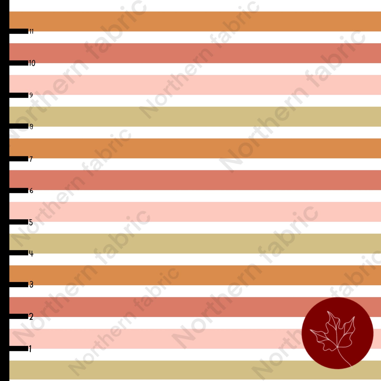 Terracotta stripe coordinate- JULIESTORIEDESIGNS