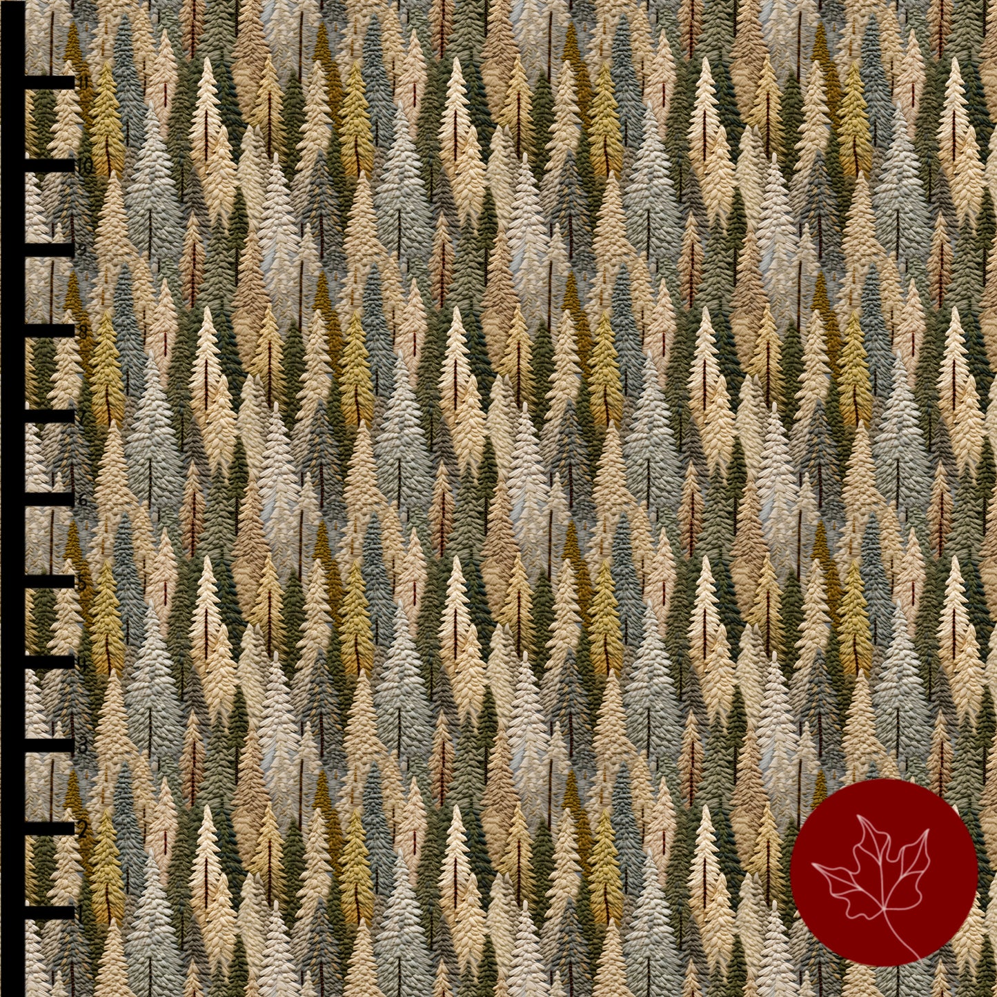 Forest embroidery