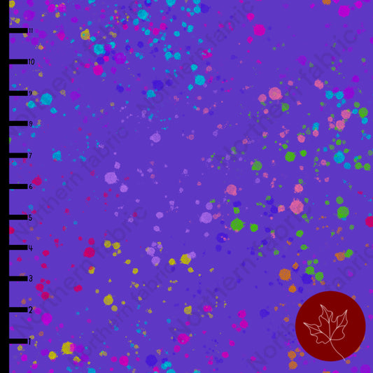purple splatter coordinate