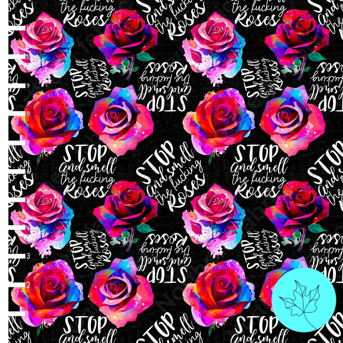 Stop and smell the roses (vibrant)