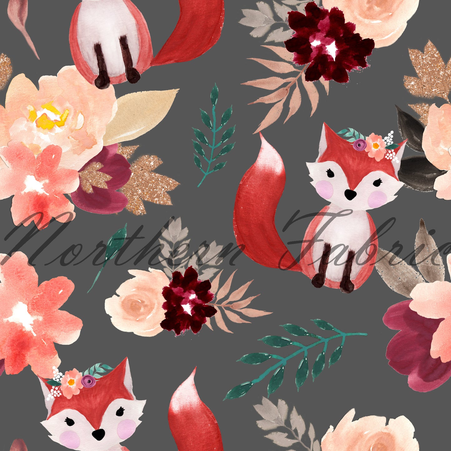 Floral fox