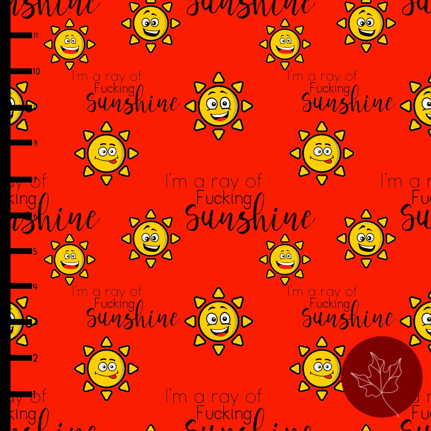 Ray of sunshine (red)